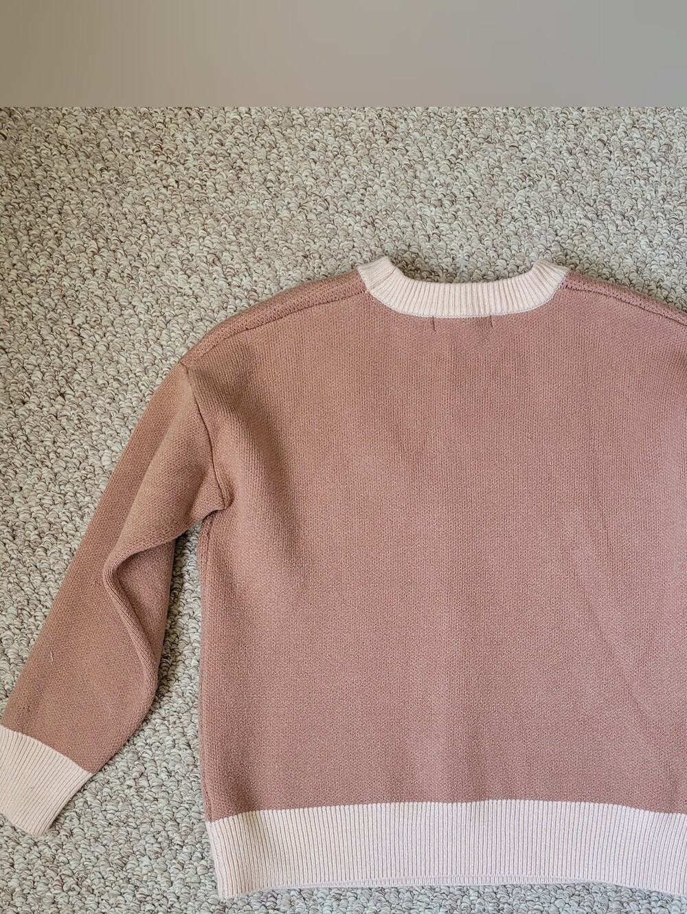 Anthropologie Flat White Sweater With Fish Design - Picture 2 of 4